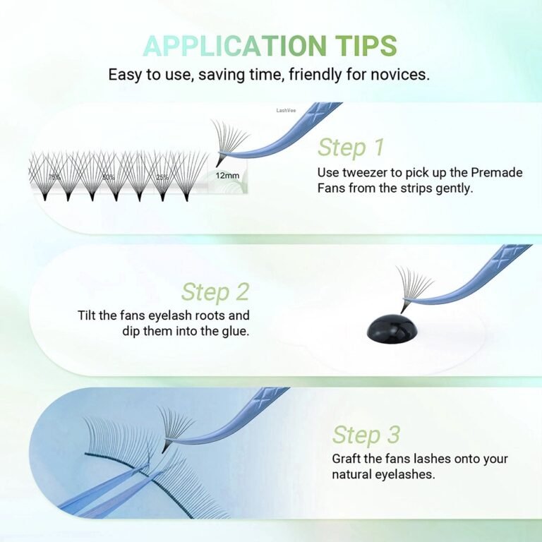 Pointy Base Premade Fans Eyelash Extension Sharp Narrow Stem 120 Fans 12 Lines-3(1)