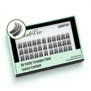 3D Fluffy triangle fiber luxury eyelash - Lashveeofficial@gmail.com
