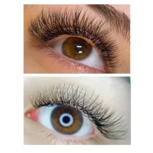 3D lashes eyelash extension - lashvee pre-shaped eyelash extensions plus