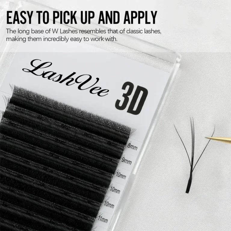 3D lashes, black eyelash extensions in multiple lengths, professional lash supplies - 2