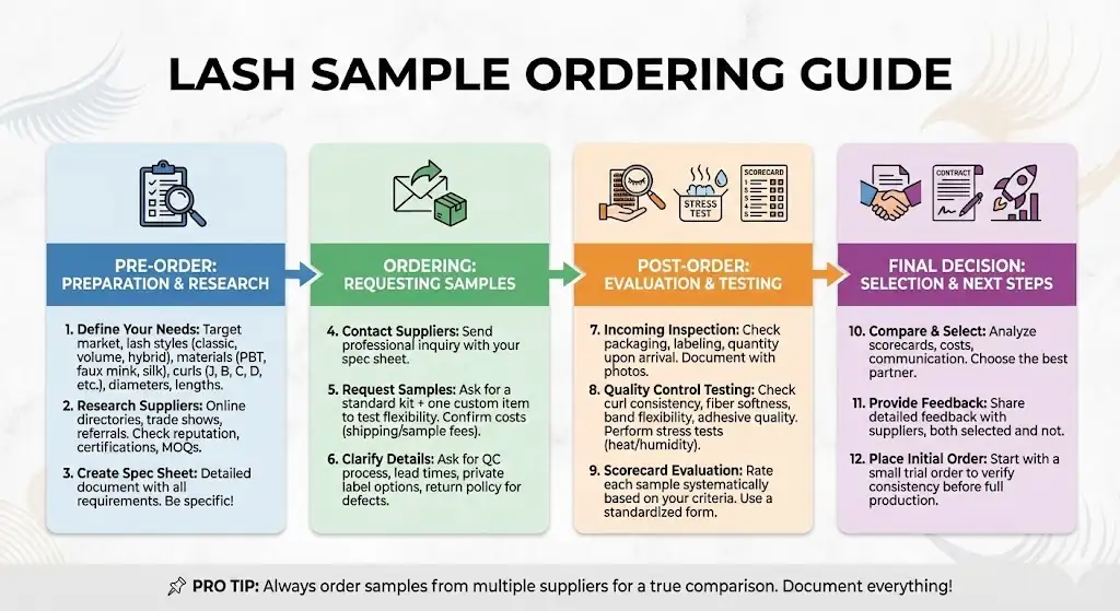 Lash Sample Ordering Guide