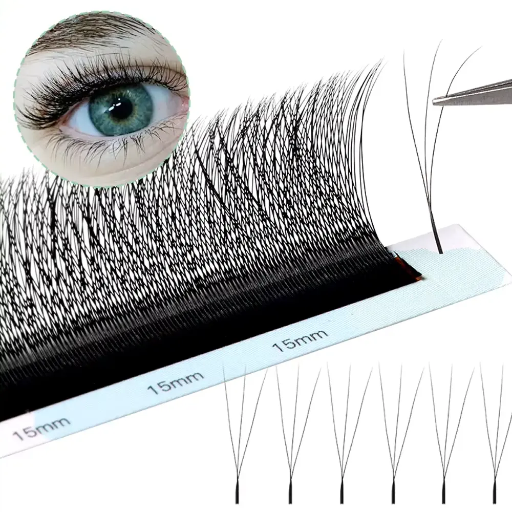 3D w shape lashes - ultra dense volume