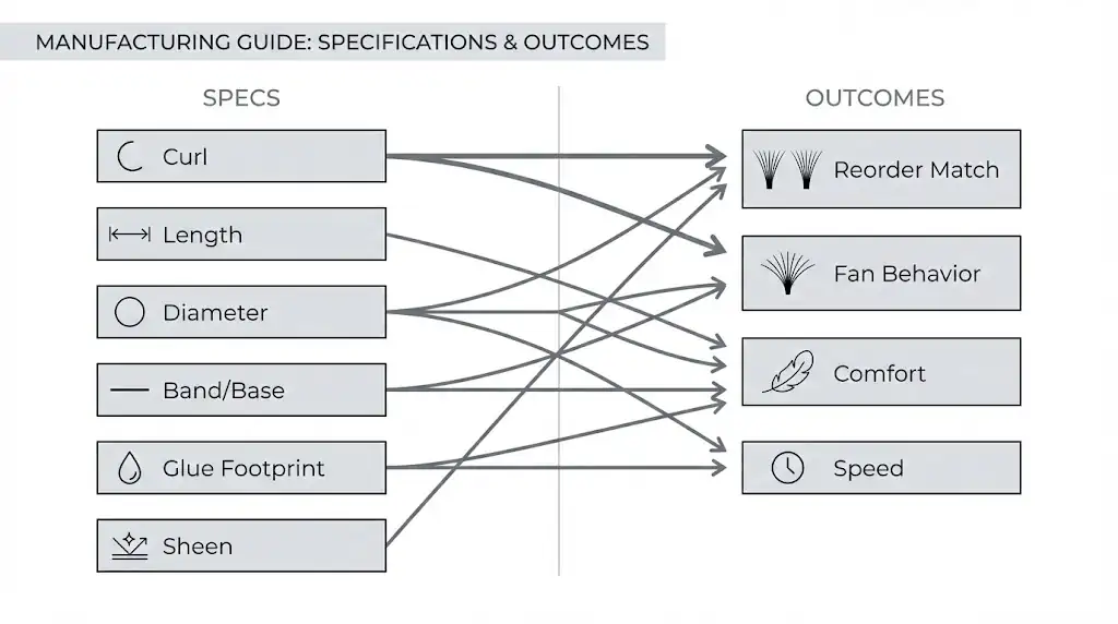 Visual tolerance map linking lash specs to customer-visible issues